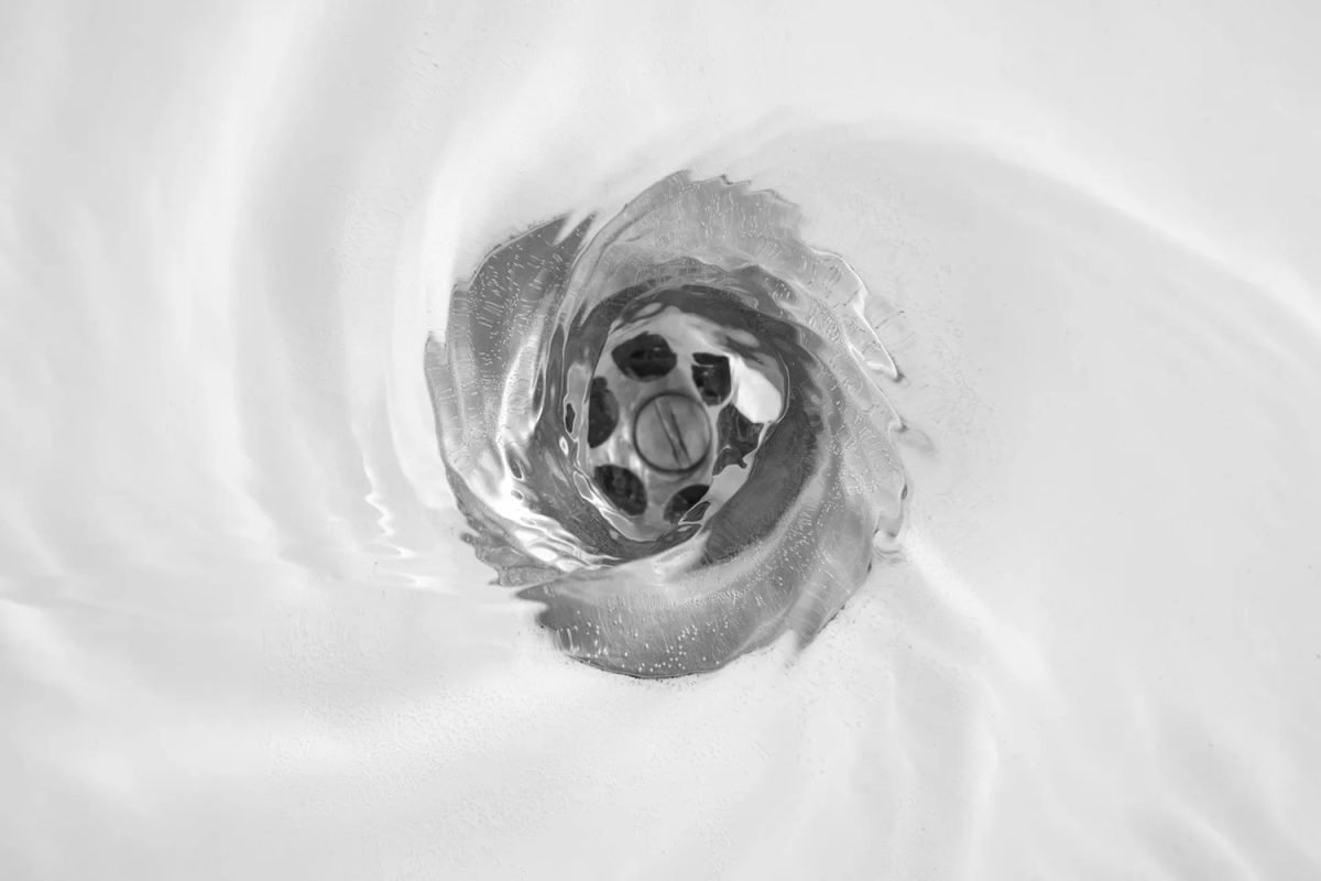 Bathroom drain cleaning