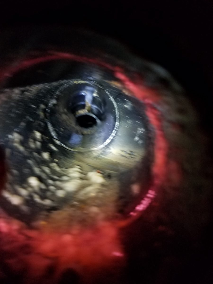 Sewer line camera inspection