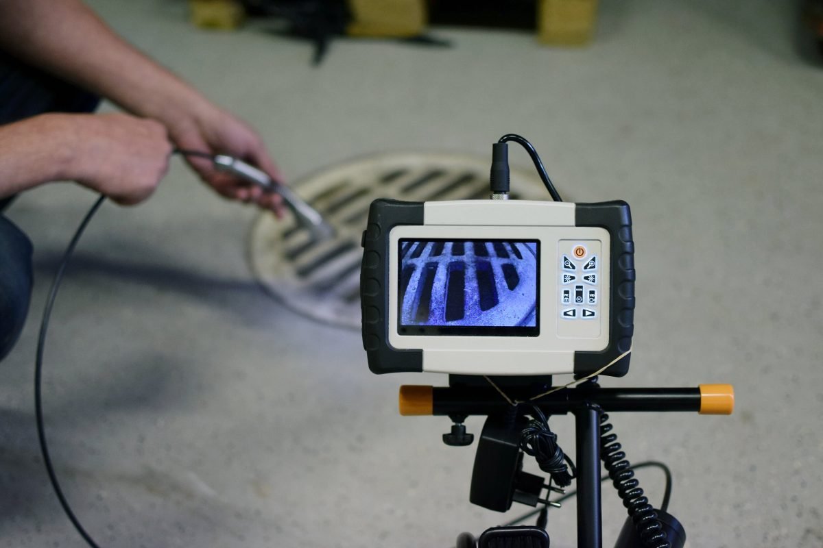 Sewer camera inspection
